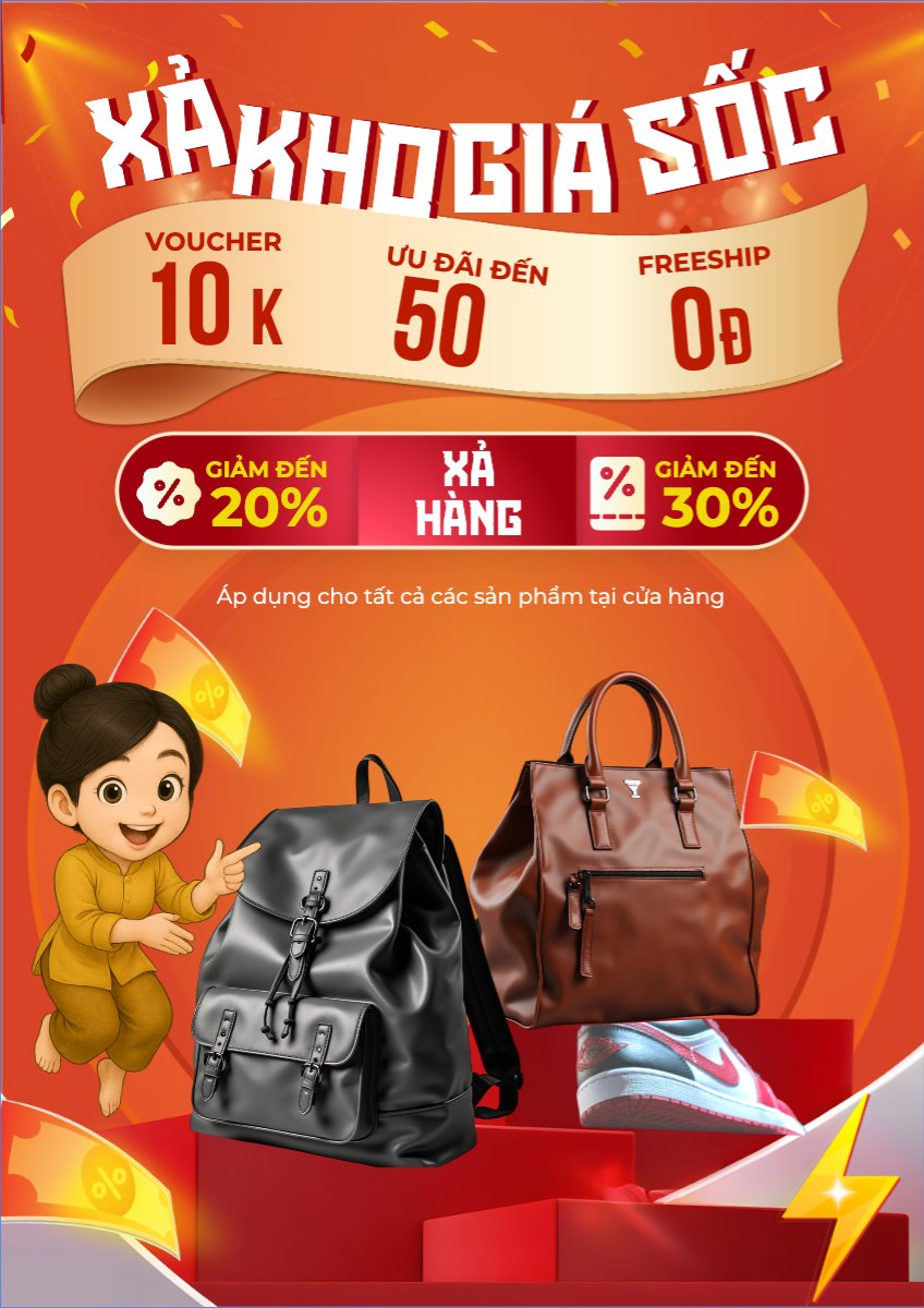 Mẫu Poster chuẩn Xả kho giá sốc — LayerPic