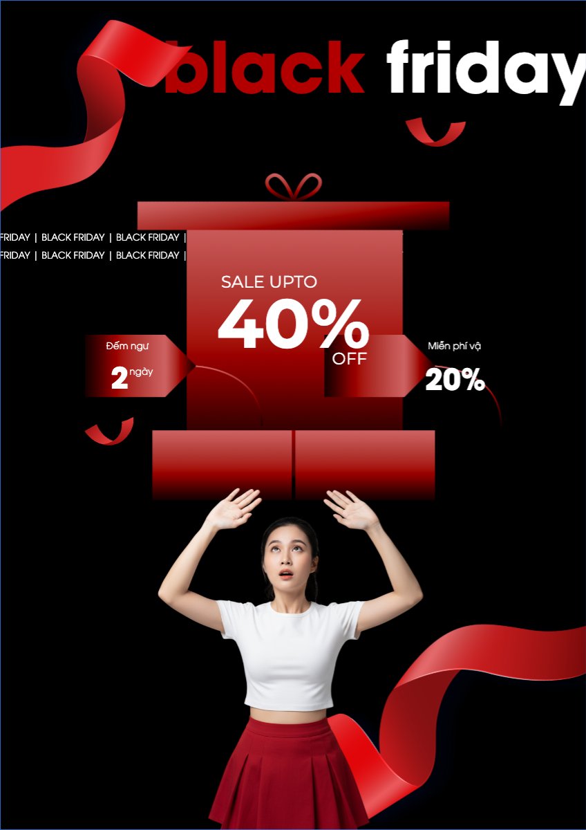 Mẫu Poster chuẩn Black Friday giảm giá — LayerPic