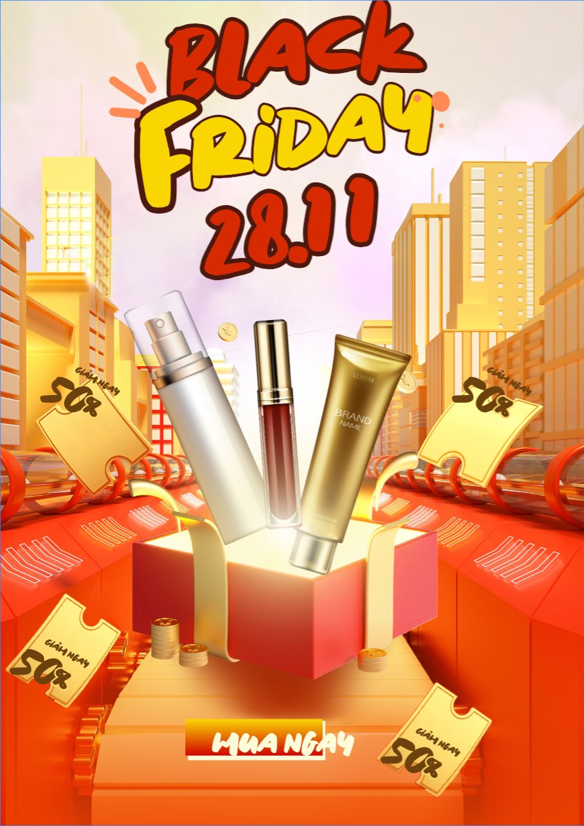 Mẫu Poster chuẩn Black Friday 28.11 — LayerPic