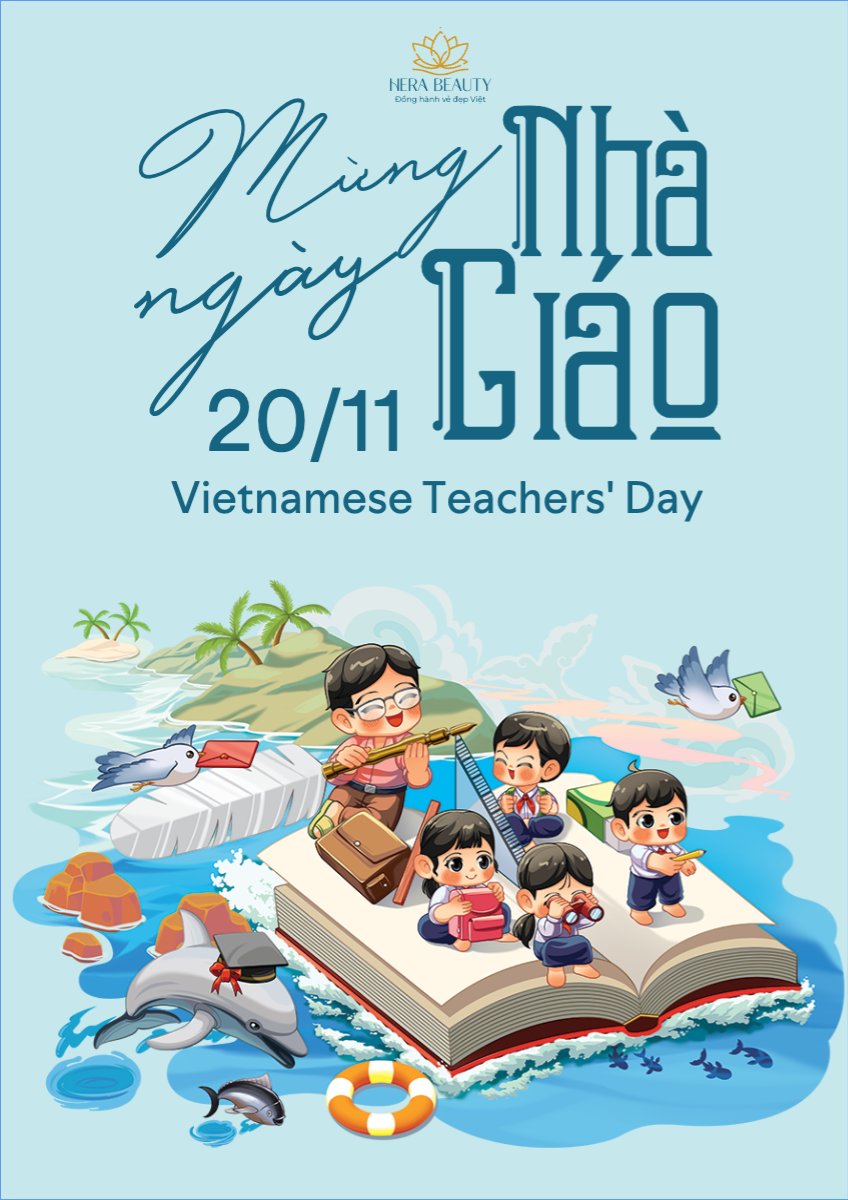 Mẫu Poster chuẩn Mừng ngày nhà giáo — LayerPic