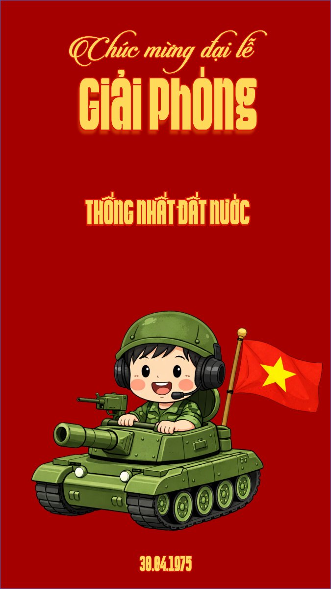 Mừng lễ 30/4 Giải Phóng Miền Nam