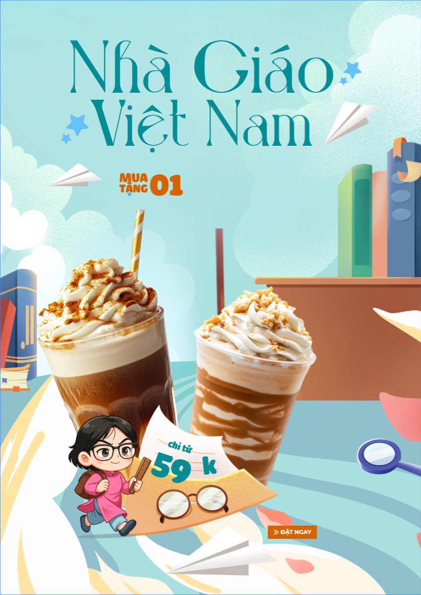 Mẫu Poster chuẩn Chúc mừng Ngày Nhà Giáo Việt Nam 20/11 — LayerPic