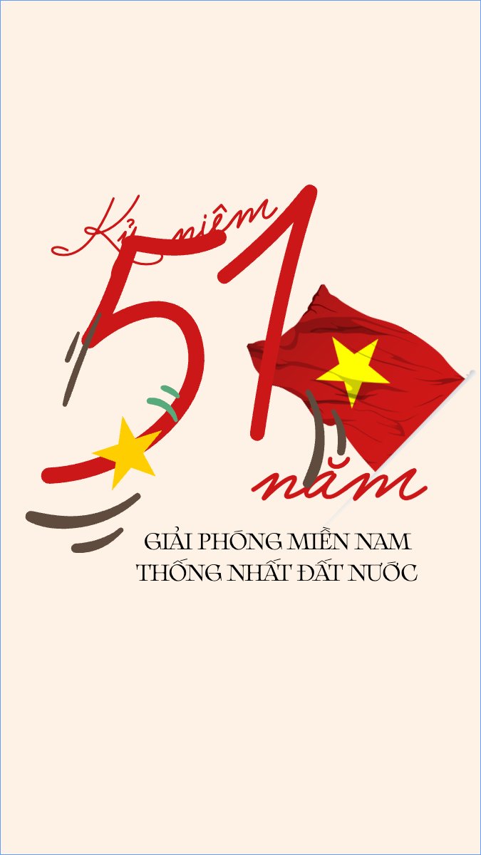 Mẫu Hình nền điện thoại Mừng lễ 30/4 Giải Phóng Miền Nam — LayerPic