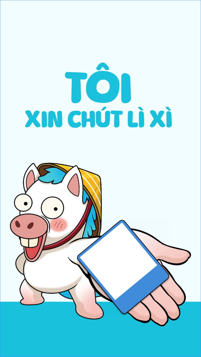 Mẫu Hình nền điện thoại Tôi xin chút lì xì bạn ơi — LayerPic