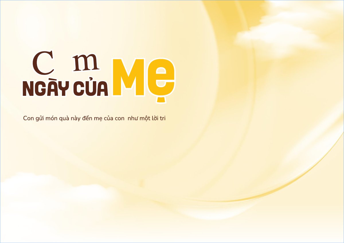 Mẫu Thiệp chúc mừng Chúc mừng ngày của Mẹ — LayerPic