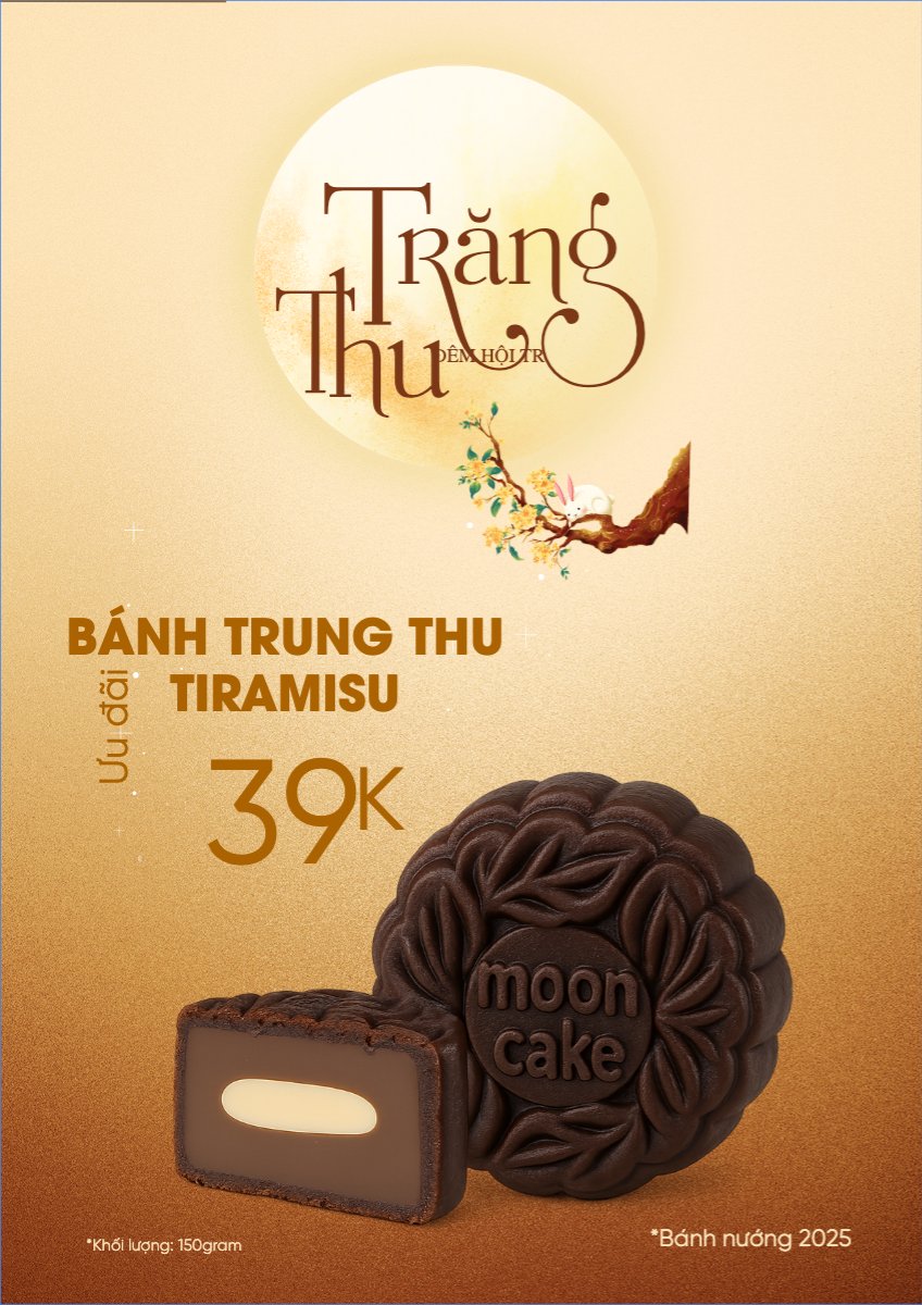 Mẫu Poster chuẩn Trung thu, Tết Đoàn Viên, mid-autumn festival, sự kiện, event, lễ hội, festival, ẩm thực, food, bánh trung thu, cute, dễ thương — LayerPic