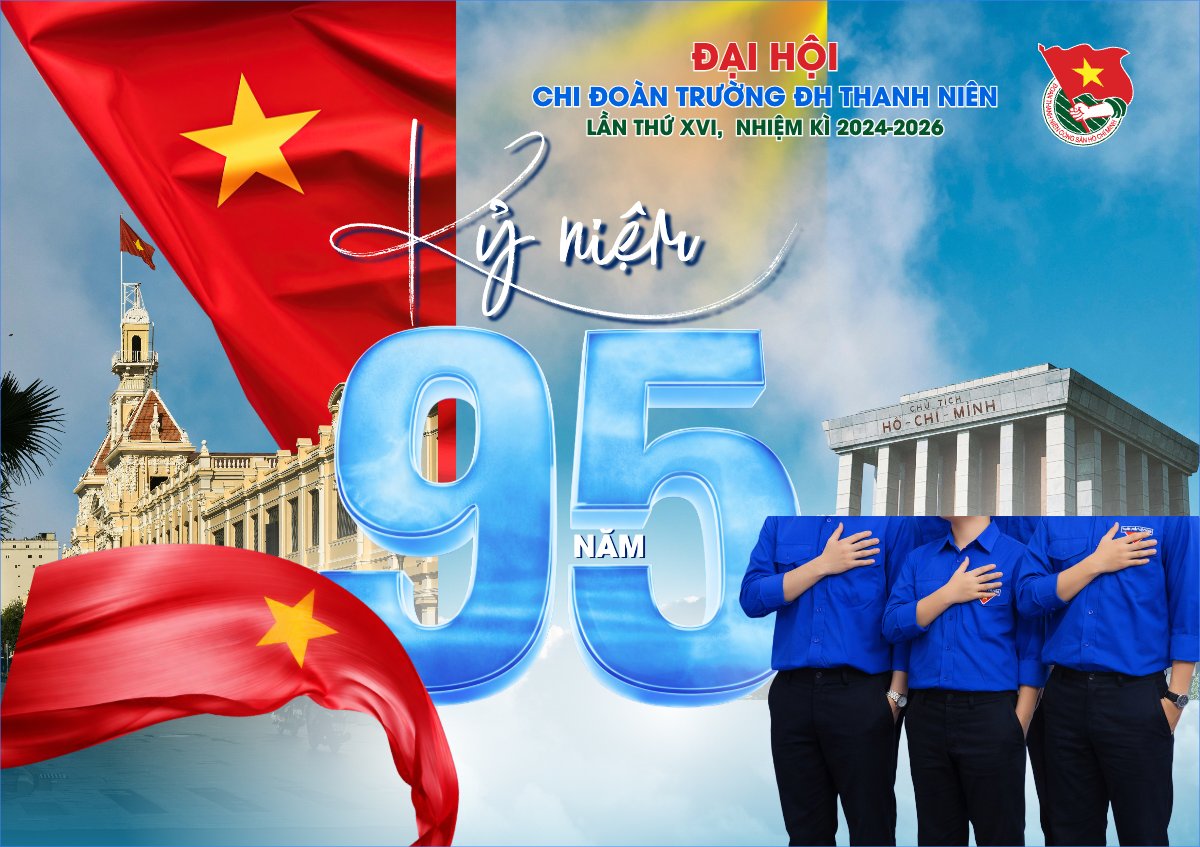 Mẫu Thiệp chúc mừng Kỷ niệm ngày thành lập Đoàn TNCS Hồ Chí Minh 26/3 — LayerPic