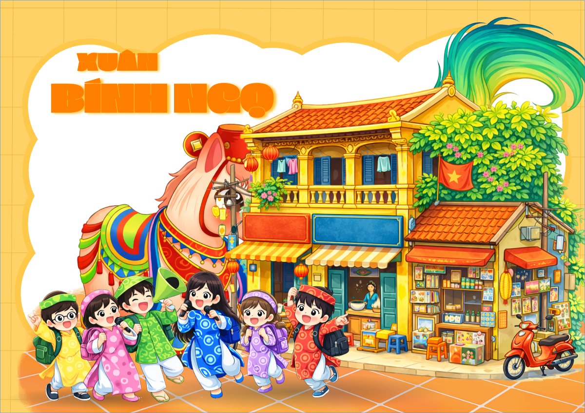 Mẫu Thiệp chúc mừng Xuân bính ngọ — LayerPic