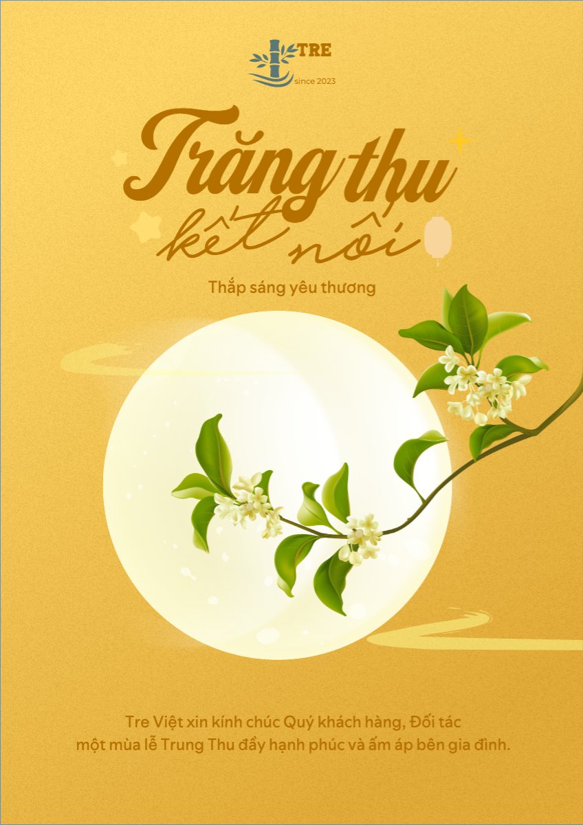 Mẫu Poster chuẩn Trung thu, Tết Đoàn Viên, mid-autumn festival, sự kiện, event, lễ hội, festival, đơn giản, hiện đại, modern — LayerPic