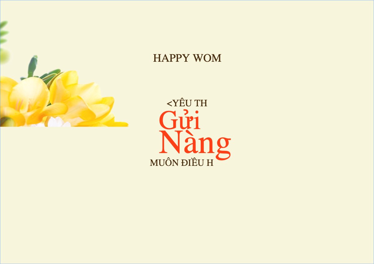 Chúc mừng ngày Quốc tế phụ nữ 8/3
