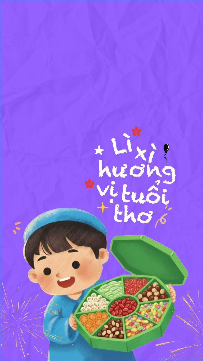 Lì xì hương vị tuổi thơ