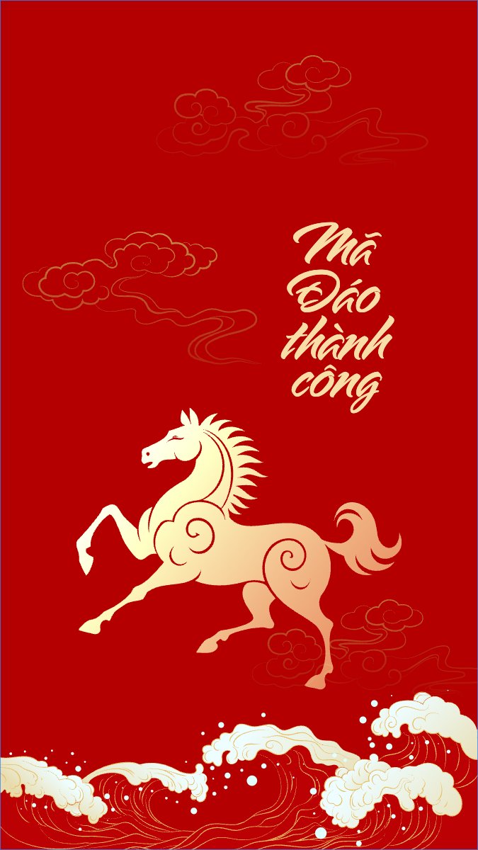 Mẫu Hình nền điện thoại Mã đáo thành công — LayerPic