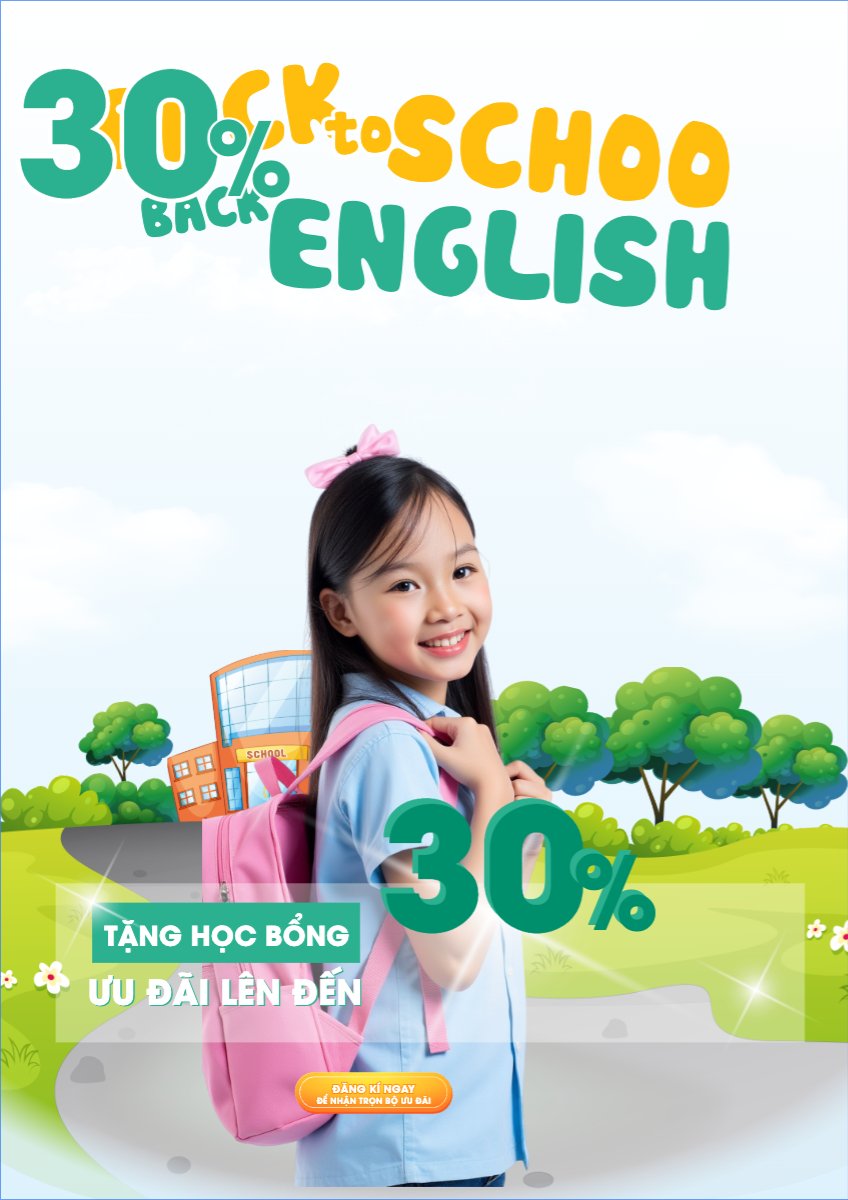 Mẫu Poster chuẩn Tựu trường, đến trường, nhập học, back to school, giáo dục, education, school, trường học, hiện đại, modern — LayerPic