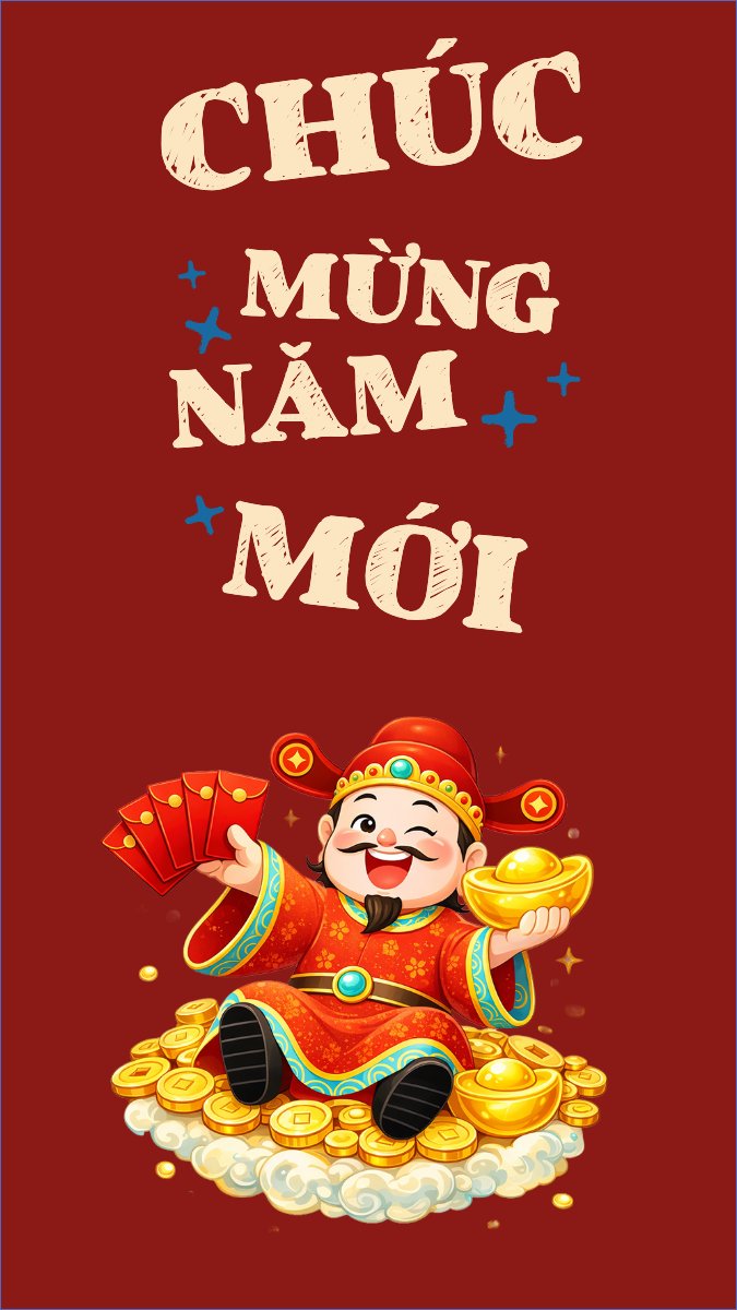 Mẫu Hình nền điện thoại Chúc mừng năm mới — LayerPic