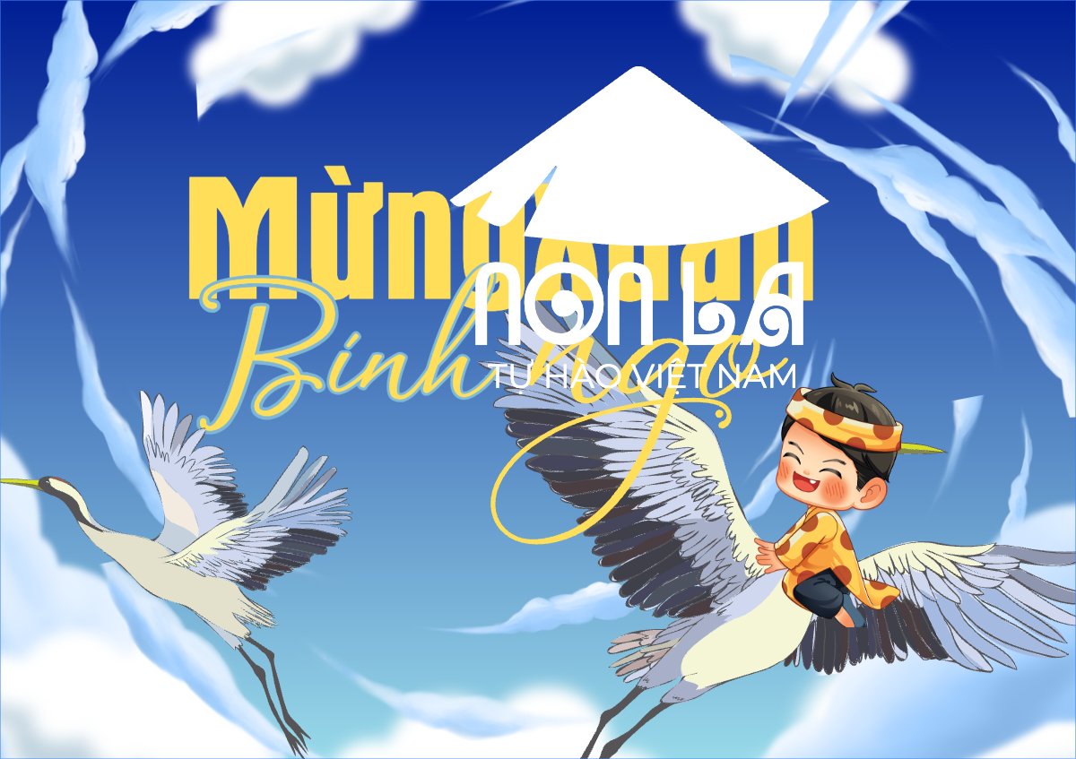 Mẫu Thiệp chúc mừng Mừng xuân bính ngọ — LayerPic