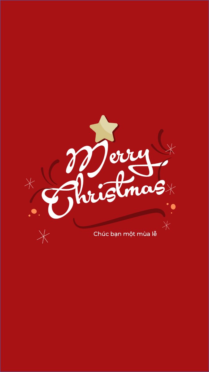 Mẫu Hình nền điện thoại Merry Christmas — LayerPic