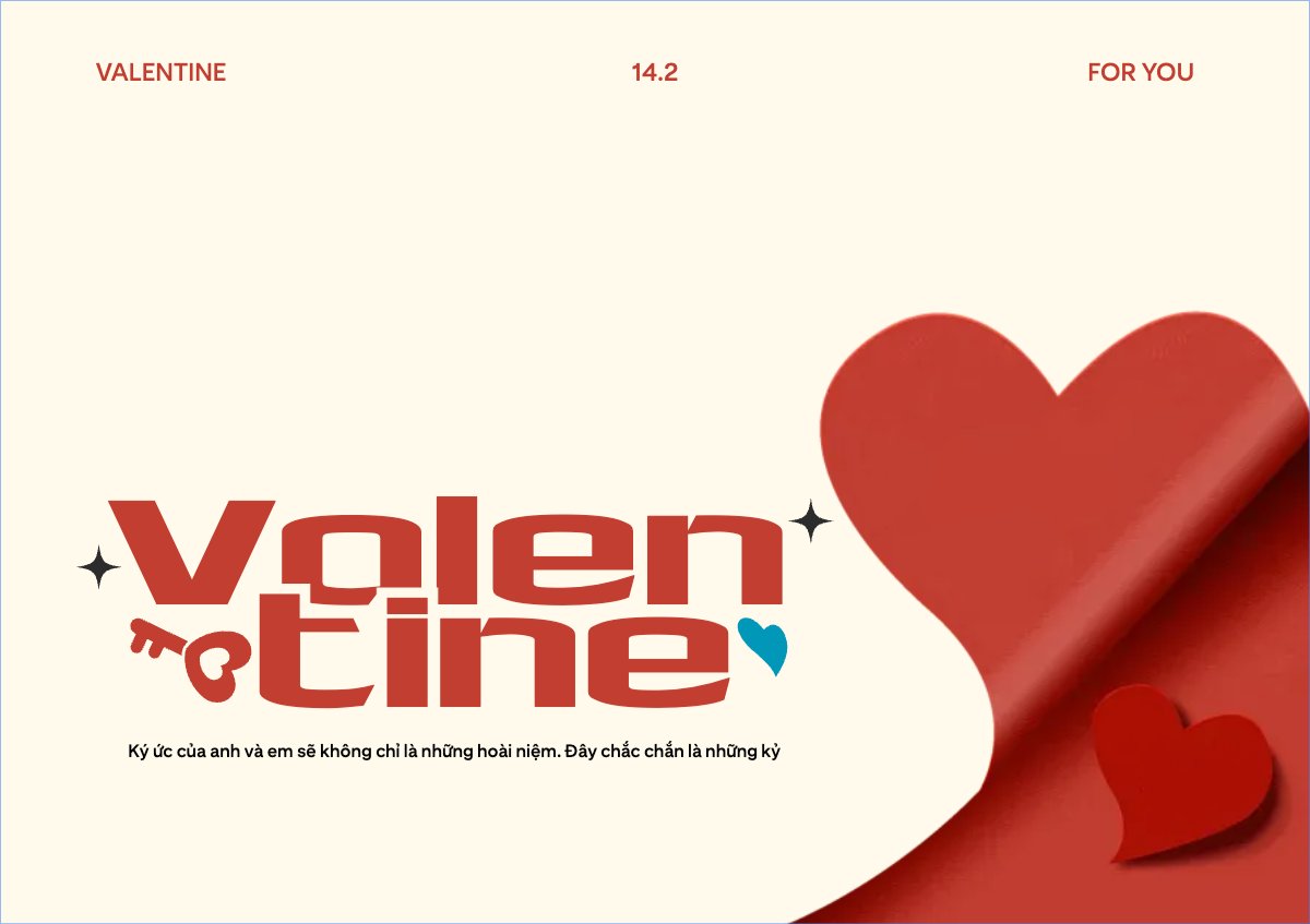 Mẫu Thiệp chúc mừng Valentine 14/2 — LayerPic