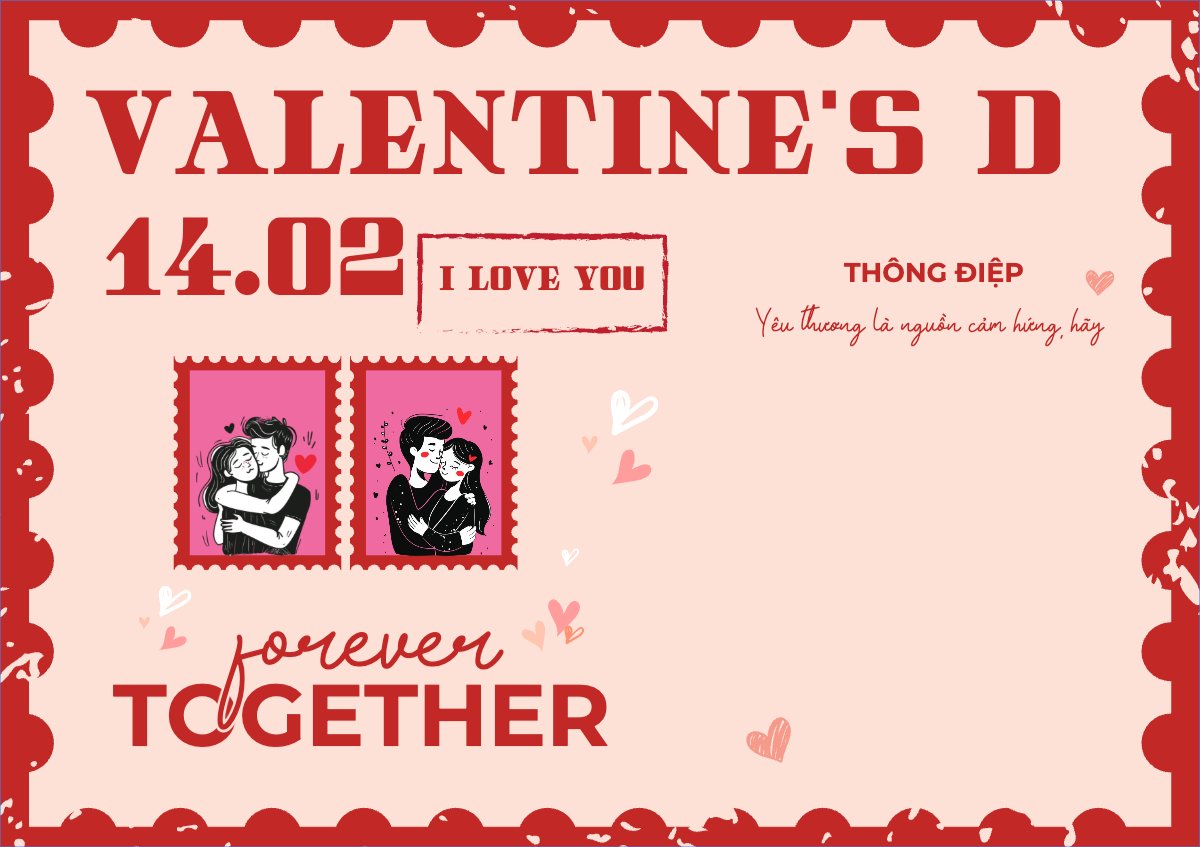 thiệp valentine