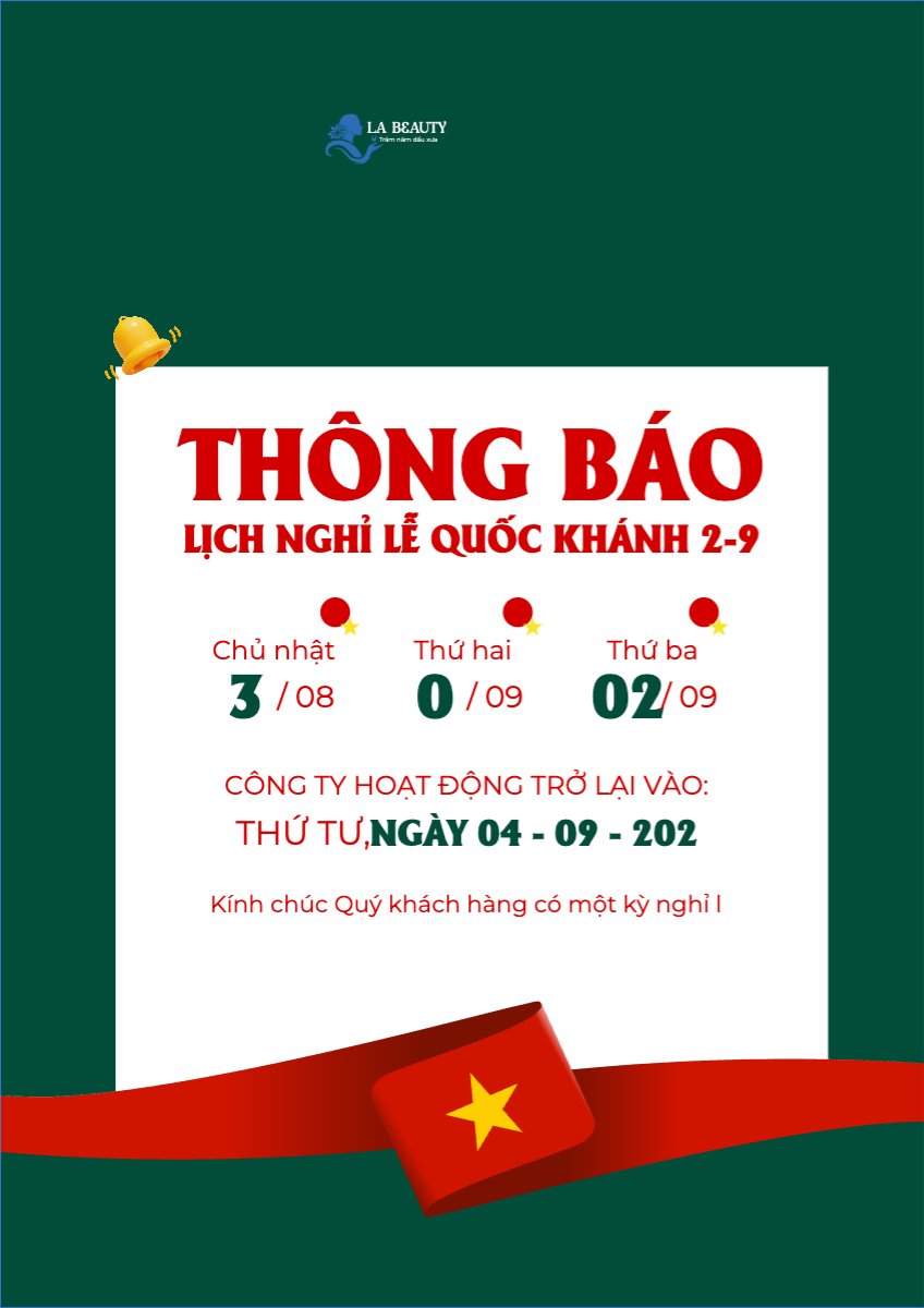 Mẫu Poster chuẩn 2/9, Quốc Khánh, lễ hội, thông báo, lịch nghỉ, Việt Nam, sự kiện, event, hiện đại, modern — LayerPic