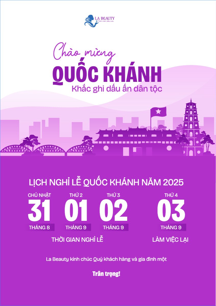 Mẫu Poster chuẩn 2/9, Quốc Khánh, lễ hội, thông báo, lịch nghỉ, Việt Nam, sự kiện, event, hiện đại, modern — LayerPic