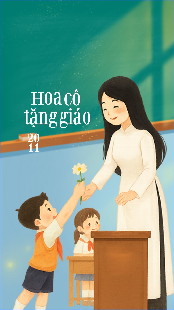 Hoa tặng cô giáo 20/11