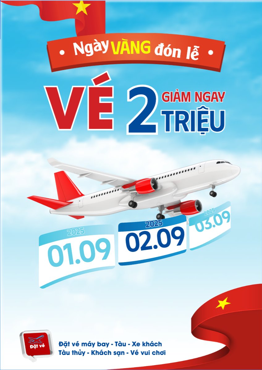 Mẫu Poster chuẩn 2/9, Quốc Khánh, lễ hội, Việt Nam, du lịch, travel, tourism, trải nghiệm, khám phá, hiện đại, modern — LayerPic
