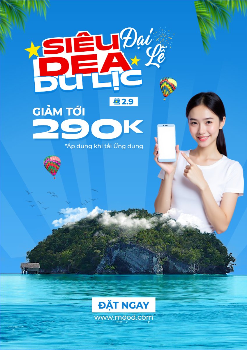 Mẫu Poster chuẩn 2/9, Quốc Khánh, lễ hội, Việt Nam, du lịch, travel, tourist, khám phá, hiện đại, modern — LayerPic