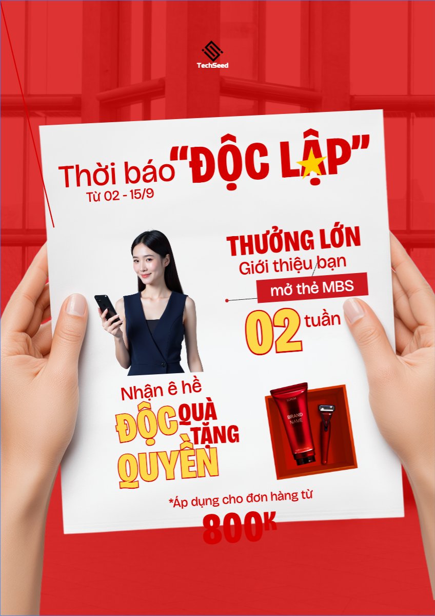 Mẫu Poster chuẩn 2/9, Quốc Khánh, lễ hội, Việt Nam, làm đẹp, spa, beauty, thẩm mỹ, skincare, hiện đại, modern — LayerPic