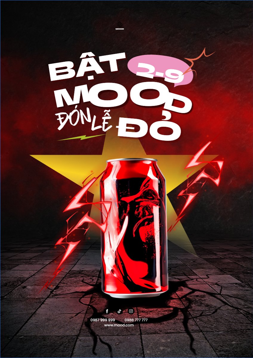 Mẫu Poster chuẩn 2/9, Quốc Khánh, lễ hội, Việt Nam, nước uống, juice, giải khát, F&B, drink, hiện đại, modern — LayerPic