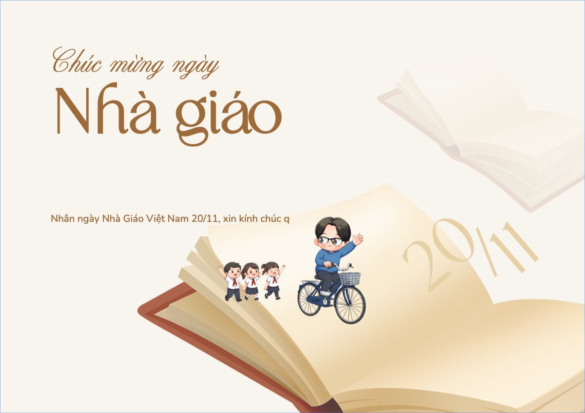 Mẫu Thiệp chúc mừng Chúc mừng ngày Nhà giáo Việt Nam 20/11 — LayerPic