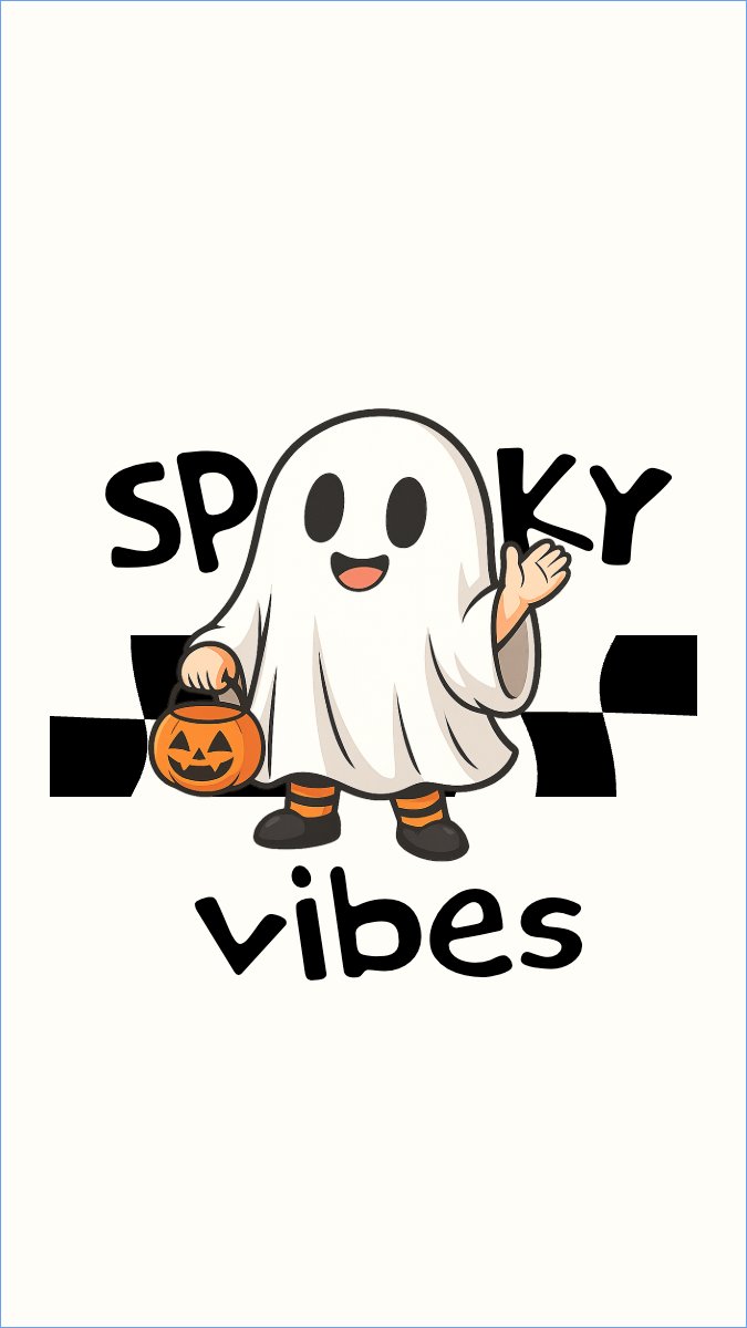 Mẫu Hình nền điện thoại Halloween, lễ hội ma quái, sự kiện, event, dễ thương, cute, chibi, hoạt hình, cartoon — LayerPic