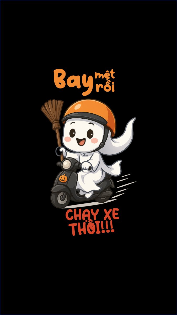 Mẫu Hình nền điện thoại Halloween, lễ hội ma quái, sự kiện, event, dễ thương, cute, chibi, hoạt hình, cartoon — LayerPic