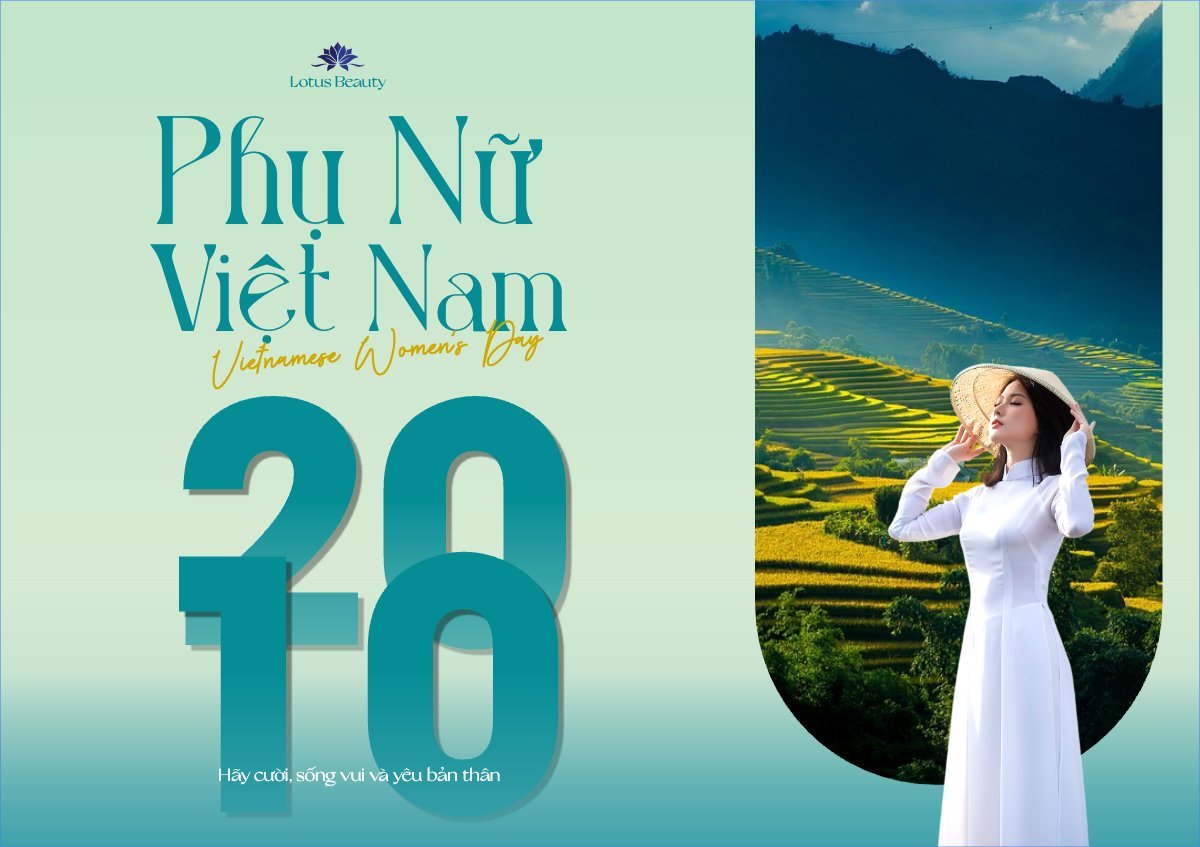 20/10, Ngày phụ nữ Việt Nam, Vietnamese Women's Day, phụ nữ, sự kiện, event, mỹ phẩm, làm đẹp, beauty, hiện đại, modern