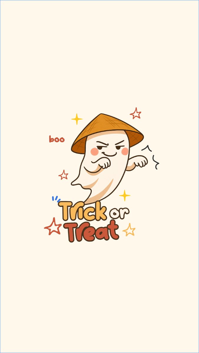 Halloween, lễ hội ma quái, sự kiện, event, dễ thương, cute, chibi, hoạt hình, cartoon