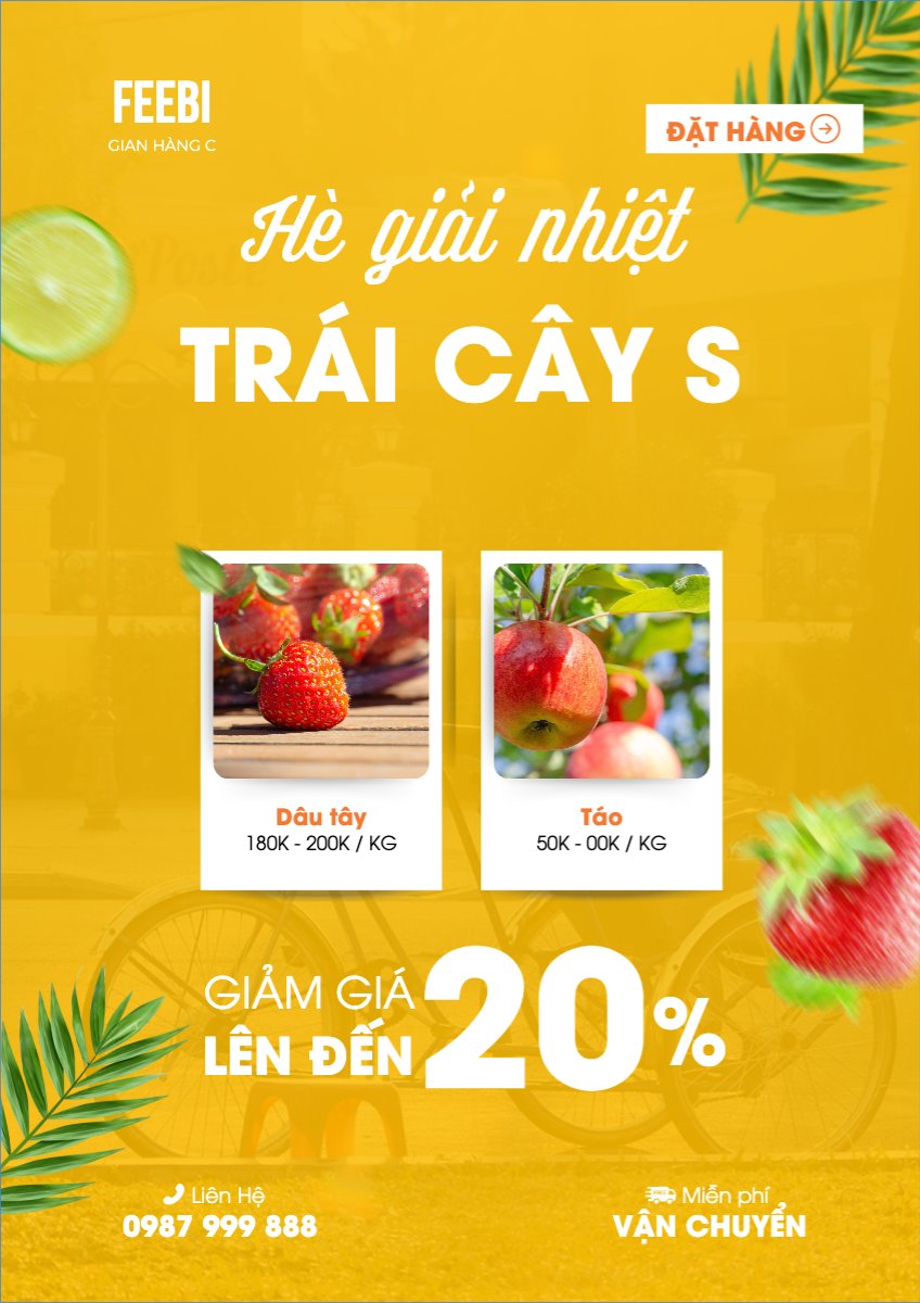 Trái cây, fruit, Đồ ăn, food, thực phẩm, ẩm thực, món ăn, F&B, nhà hàng, thức ăn, hiện đại	