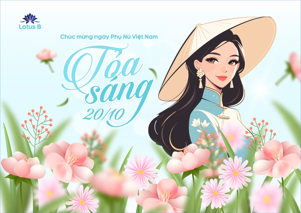 Mẫu Thiệp chúc mừng 20/10, Ngày phụ nữ Việt Nam, Vietnamese Women's Day, phụ nữ, sự kiện, event, làm đẹp, beauty, thẩm mỹ, dễ thương, cute — LayerPic