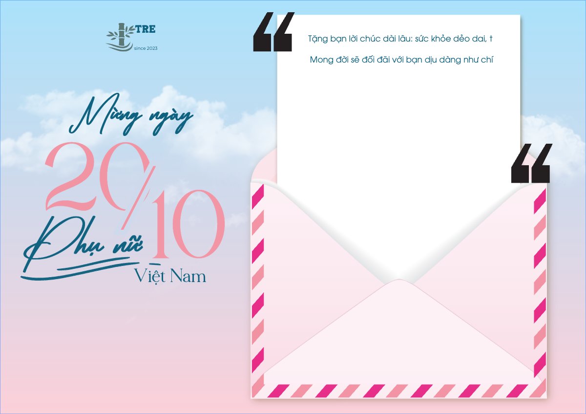 Mẫu Thiệp chúc mừng 20/10, Ngày phụ nữ Việt Nam, Vietnamese Women's Day, phụ nữ, sự kiện, event, dễ thương, cute, chibi, hoạt hình, cartoon — LayerPic