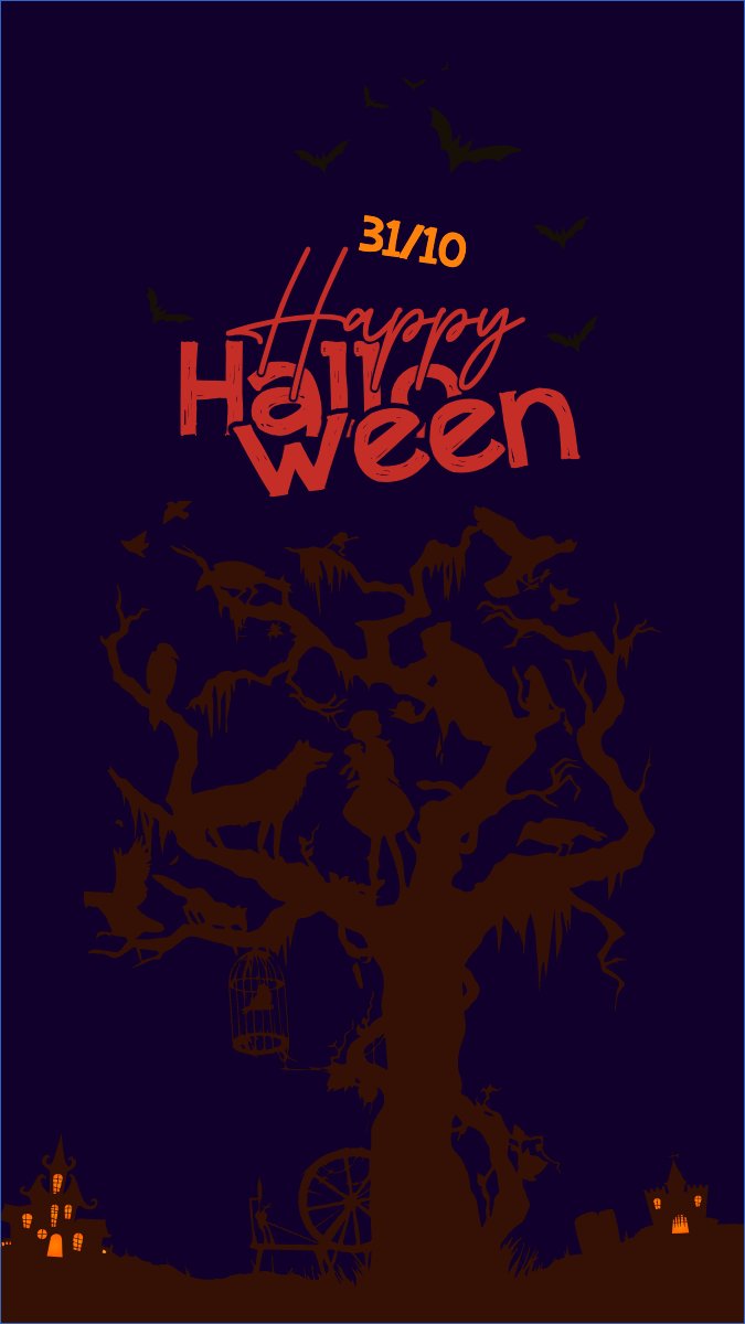 Halloween, lễ hội ma quái, sự kiện, event, dễ thương, cute, chibi, hoạt hình, cartoon