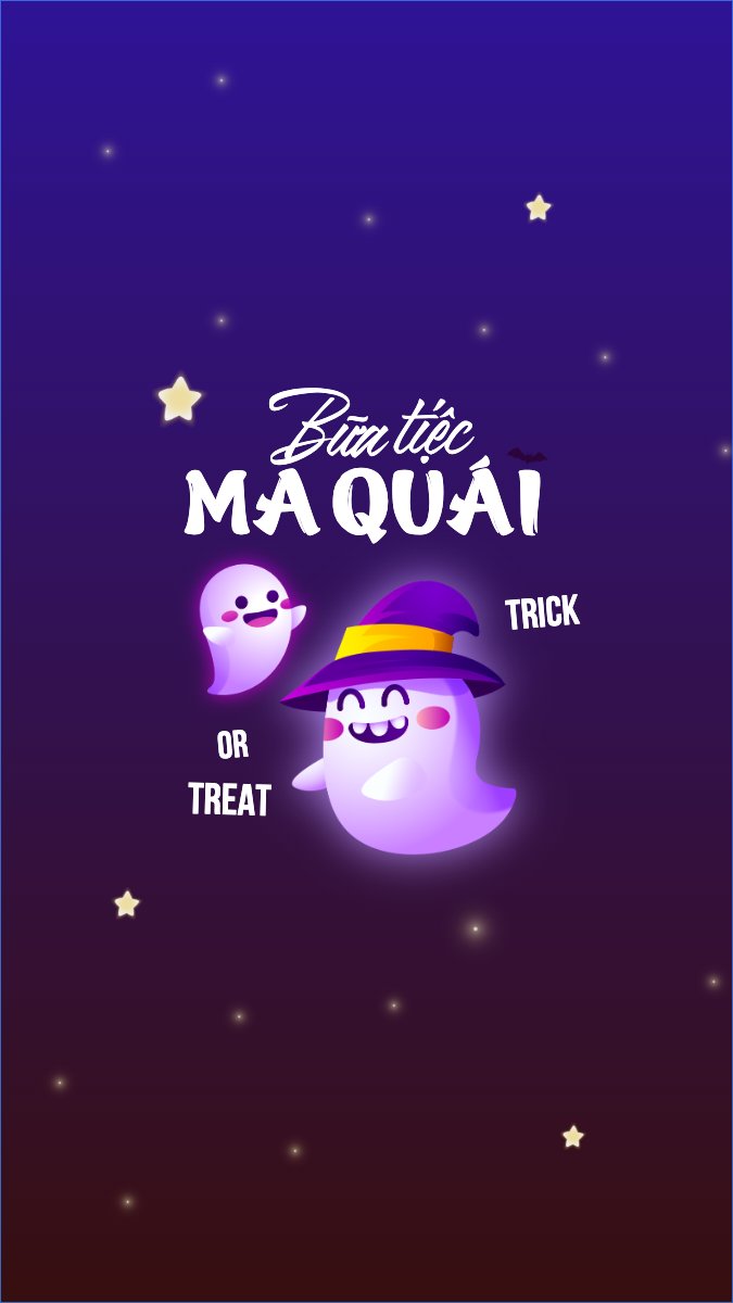 Halloween, lễ hội ma quái, sự kiện, event, dễ thương, cute, chibi, hoạt hình, cartoon