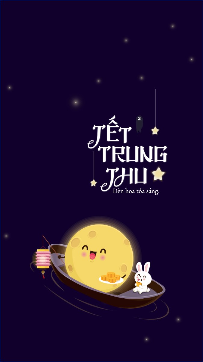 Trung thu, Tết Đoàn Viên, mid-autumn festival, lễ hội, sự kiện, event, dễ thương, cute, chibi, hoạt hình, cartoon