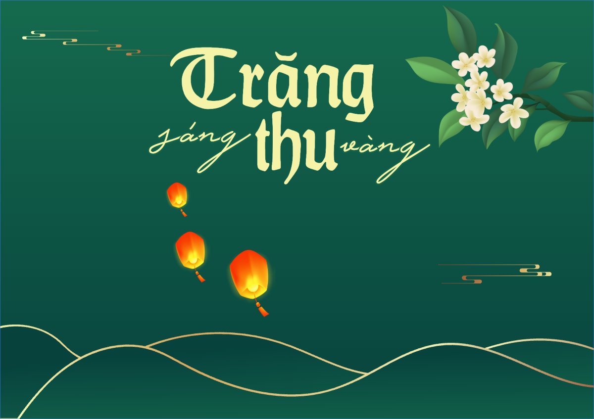 Mẫu Thiệp chúc mừng Trung thu, Tết Đoàn Viên, mid-autumn festival, sự kiện, event, dễ thương, cute, chibi, hoạt hình, cartoon — LayerPic