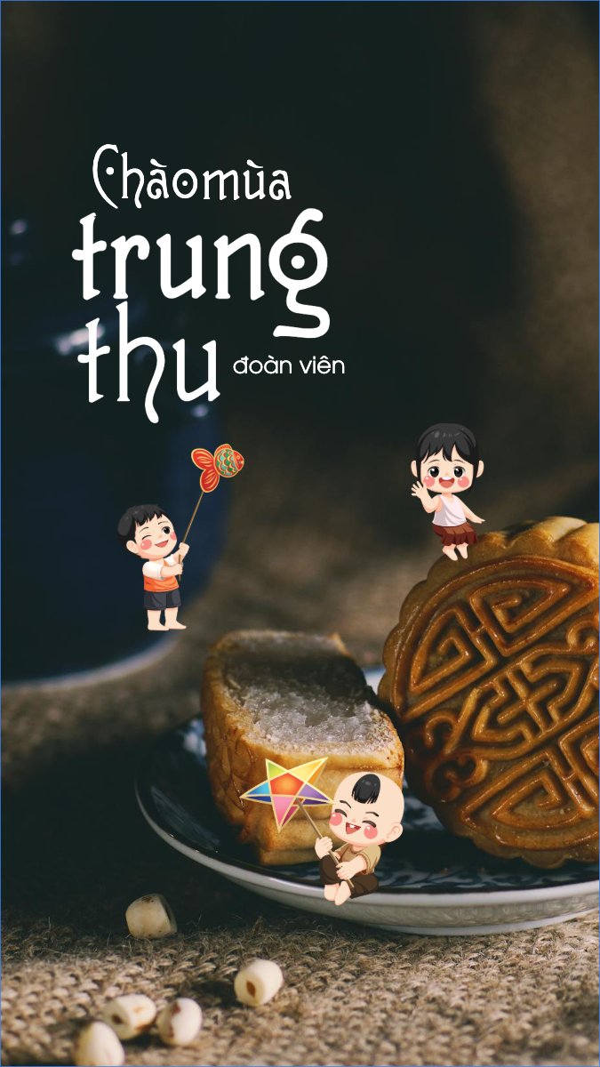 Trung thu, Tết Đoàn Viên, mid-autumn festival, sự kiện, event, dễ thương, cute, chibi, hoạt hình, cartoon