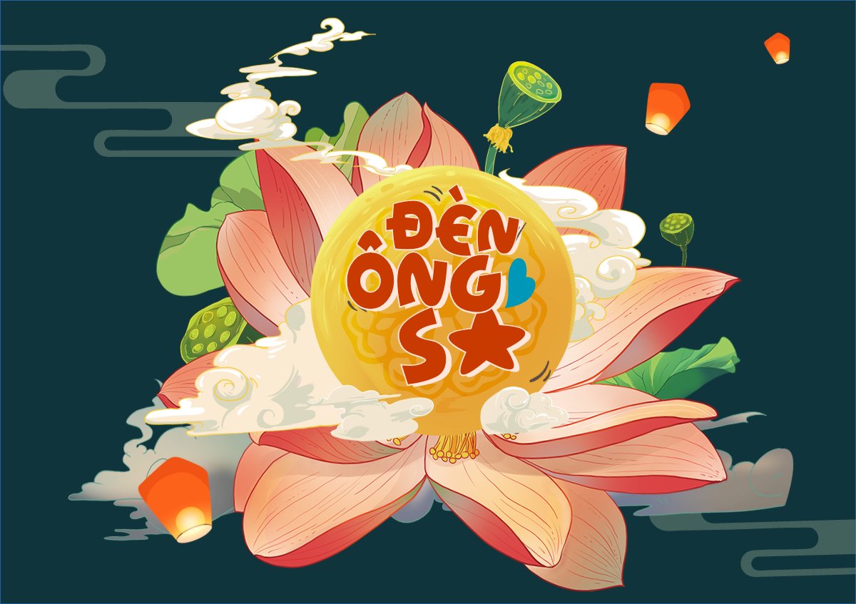 Mẫu Thiệp chúc mừng Trung thu, Tết Đoàn Viên, mid-autumn festival, sự kiện, event, dễ thương, cute, chibi, hoạt hình, cartoon — LayerPic