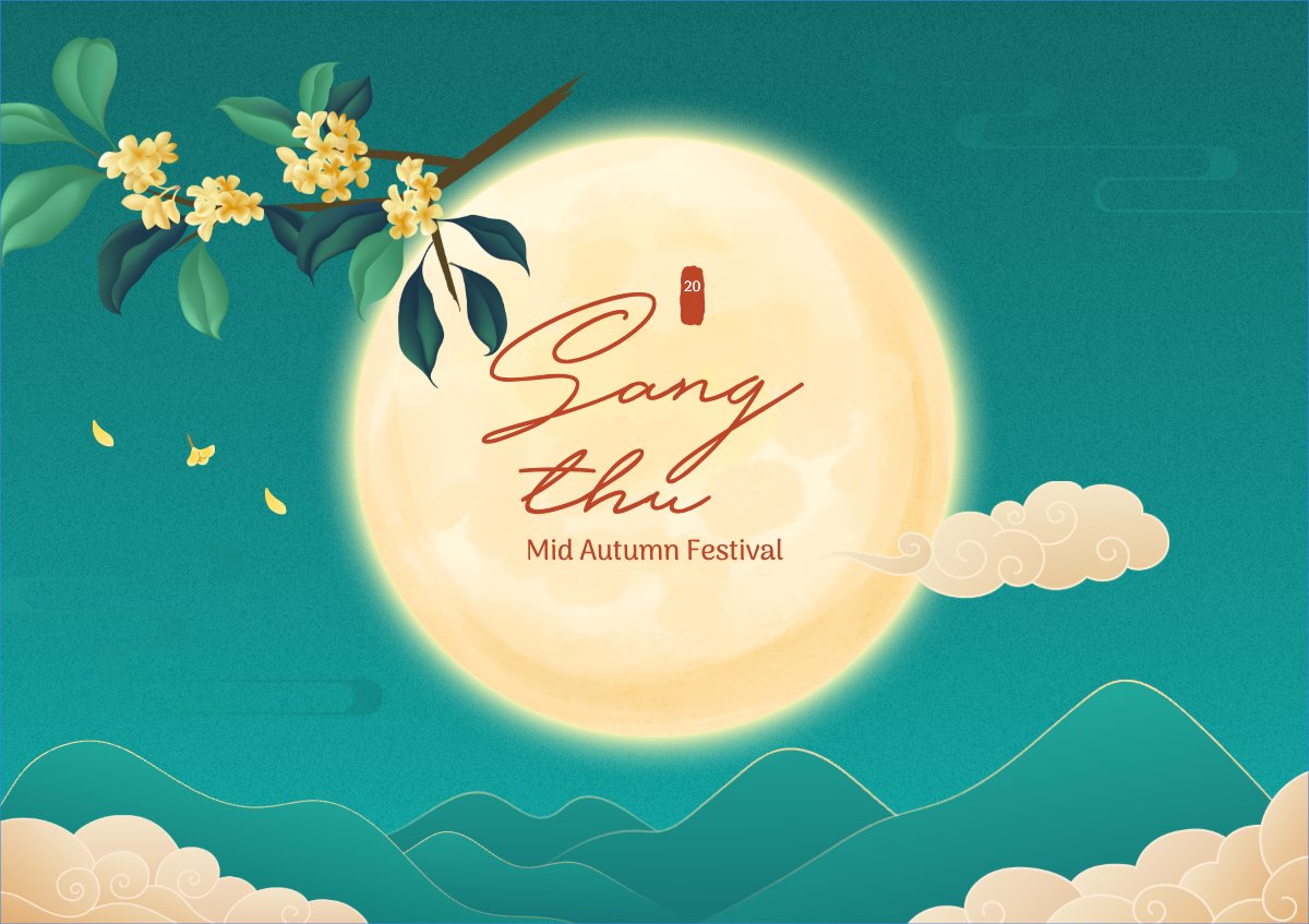 Trung thu, Tết Đoàn Viên, mid-autumn festival, sự kiện, event, dễ thương, cute, chibi, hoạt hình, cartoon