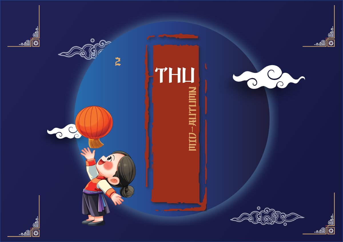 Trung thu, Tết Đoàn Viên, mid-autumn festival, sự kiện, event, dễ thương, cute, chibi, hoạt hình, cartoon