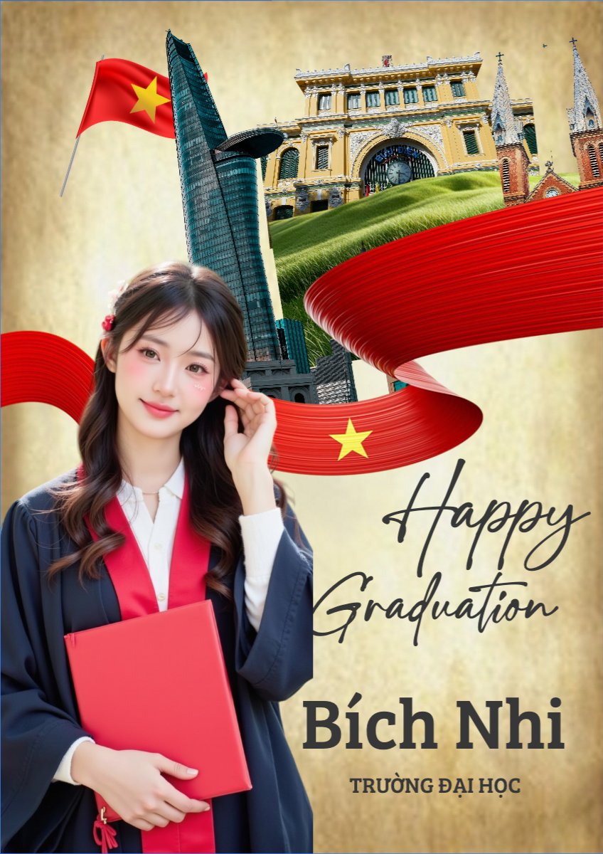 Mẫu Poster chuẩn Tốt nghiệp, kỉ yếu, Graduation, yearbook, sự kiện, event, giáo dục, education — LayerPic