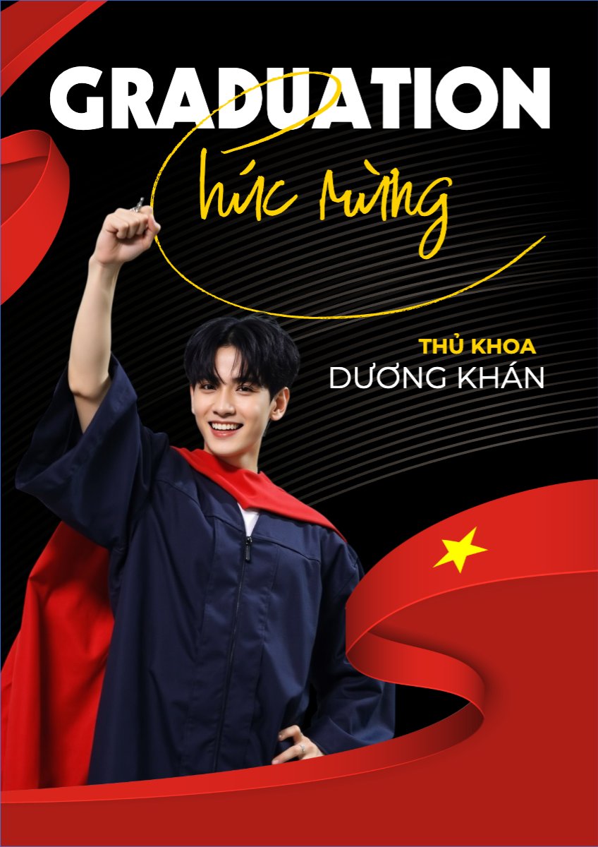 Mẫu Poster chuẩn Tốt nghiệp, kỉ yếu, Graduation, yearbook, sự kiện, event, giáo dục, education — LayerPic