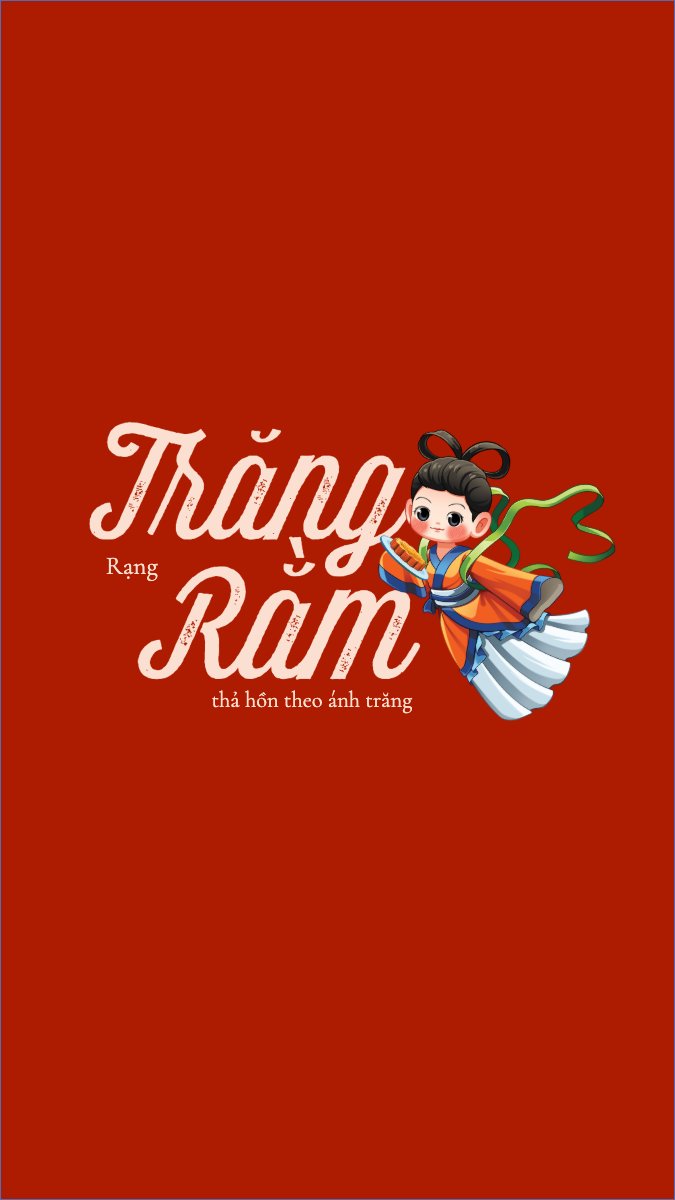 Mẫu Hình nền điện thoại Trung thu, Tết Đoàn Viên, mid-autumn festival, sự kiện, event, dễ thương, cute, chibi, hoạt hình, cartoon — LayerPic