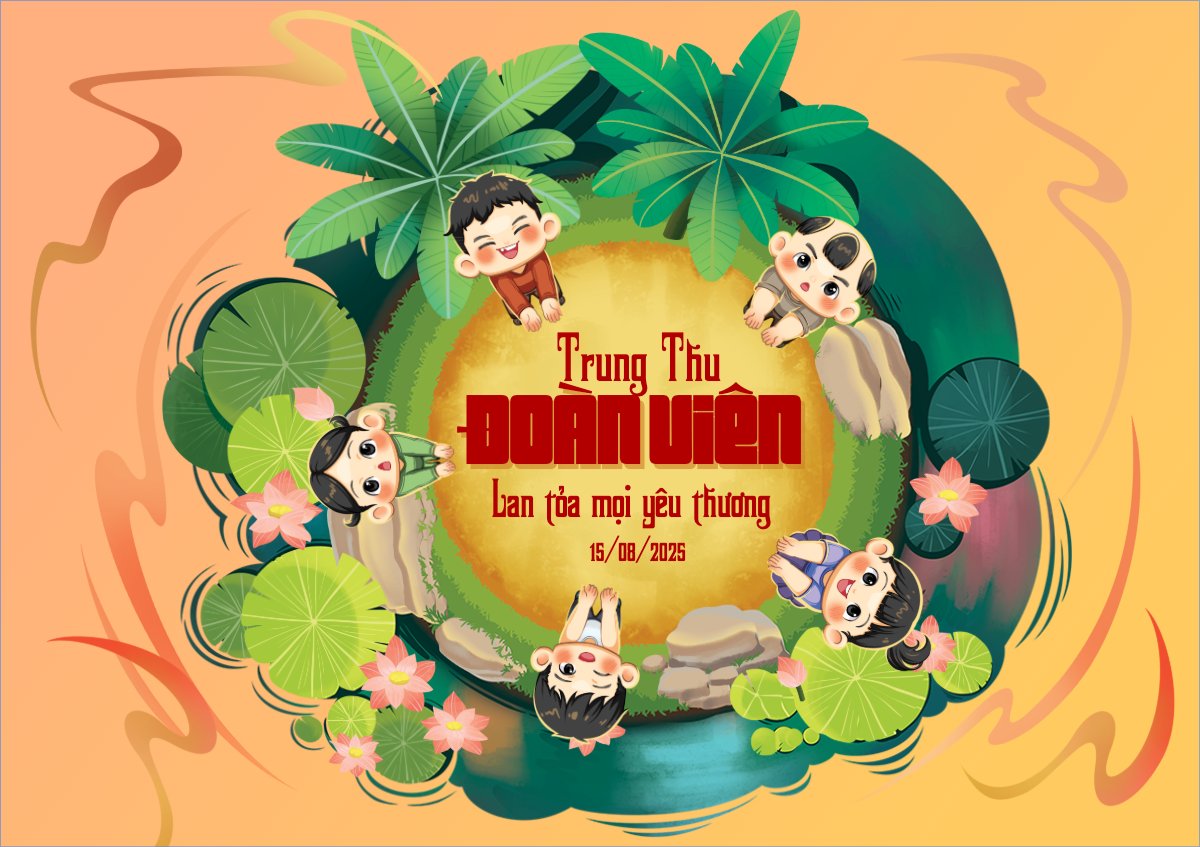 Mẫu Thiệp chúc mừng Trung thu, Tết Đoàn Viên, mid-autumn festival, sự kiện, event, dễ thương, cute, chibi, hoạt hình, cartoon — LayerPic