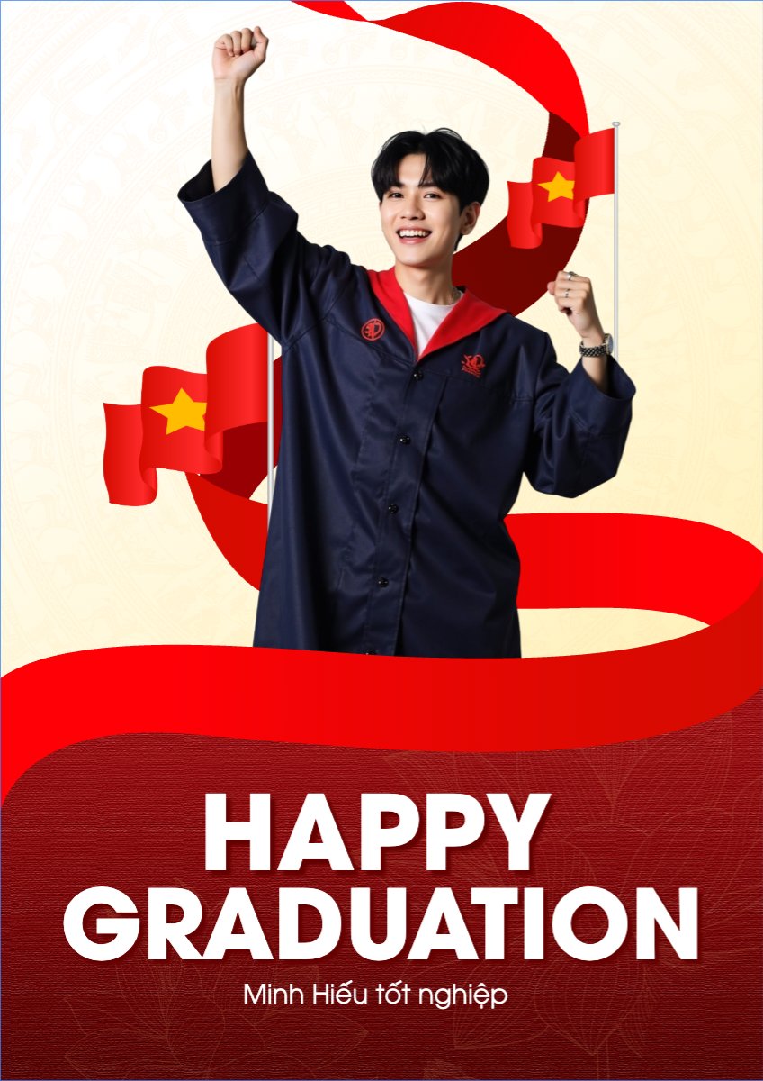Mẫu Poster chuẩn Tốt nghiệp, kỉ yếu, Graduation, yearbook, sự kiện, event, giáo dục, education — LayerPic